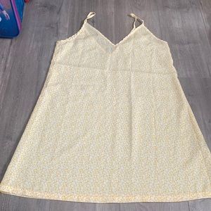 Women's Yellow Floral Dress